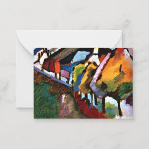 Carte De Correspondance Kandinsky - Murnau, Château et Église