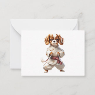 Carte De Correspondance Karate Paws, Maître en arts martiaux