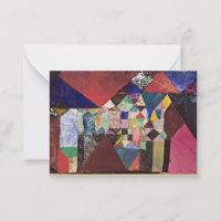 Klee - Bijou municipal, aquarelle de 1917