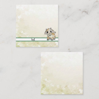 Carte De Correspondance kleine Ziege Klebezettel