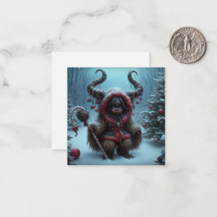 Carte De Correspondance Krampus de Noël