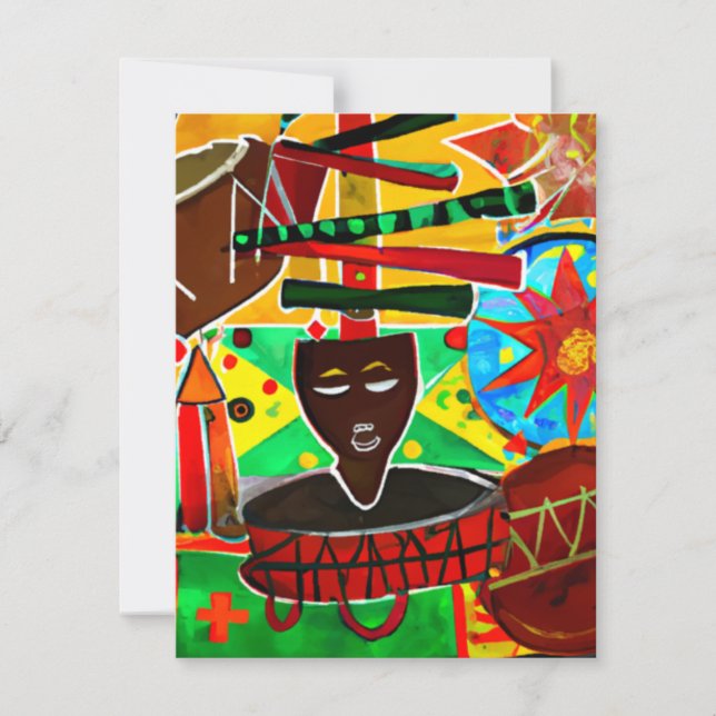 Carte De Correspondance Kwanzaa (Devant)