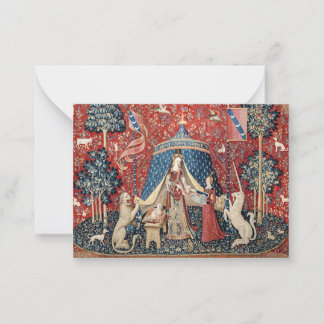 Carte De Correspondance La Dame et l'Unicorne, À mon seul désir