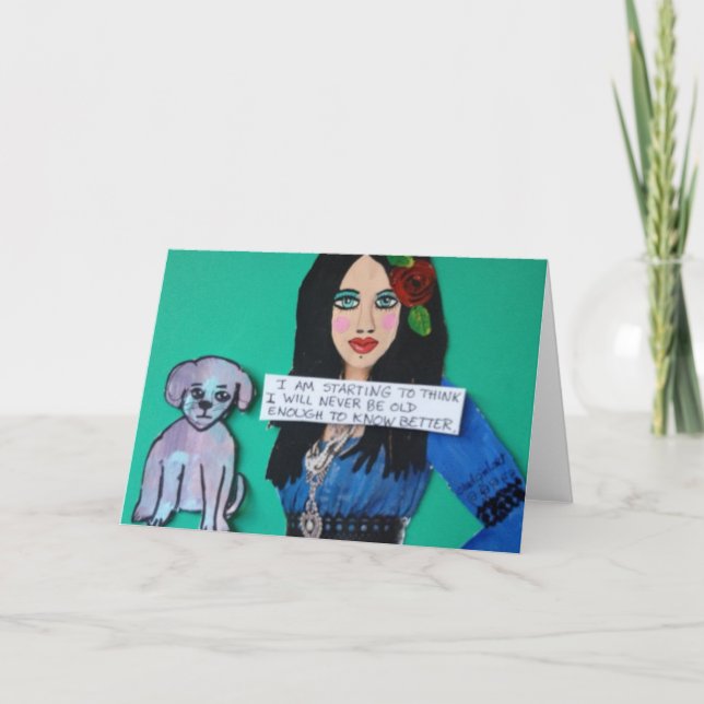 CARTE DE CORRESPONDANCE. LA GI COMMENCE À PENSER (Devant)