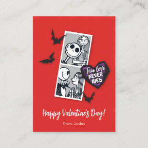 Carte De Correspondance La Saint-Valentin du Cauchemar avant Noël Véritabl