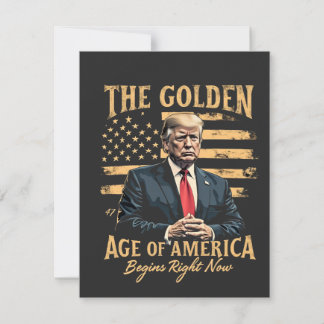 Carte De Correspondance L'Âge d'Or de l'Amérique Commence Maintenant