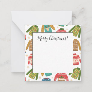 Carte De Correspondance Laids mais mignons Les pulls de Noël laids pour le