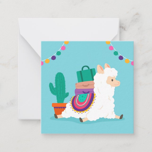Carte De Correspondance Lama (Devant)