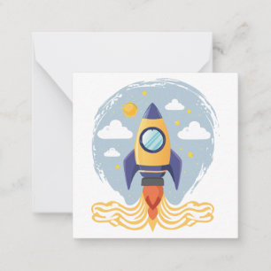 Carte De Correspondance Lancement de fusée