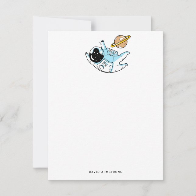 Carte De Correspondance L'astronaute Kid (Devant)