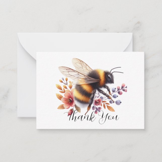 Carte De Correspondance Le charme du Merci des abeilles (Devant)