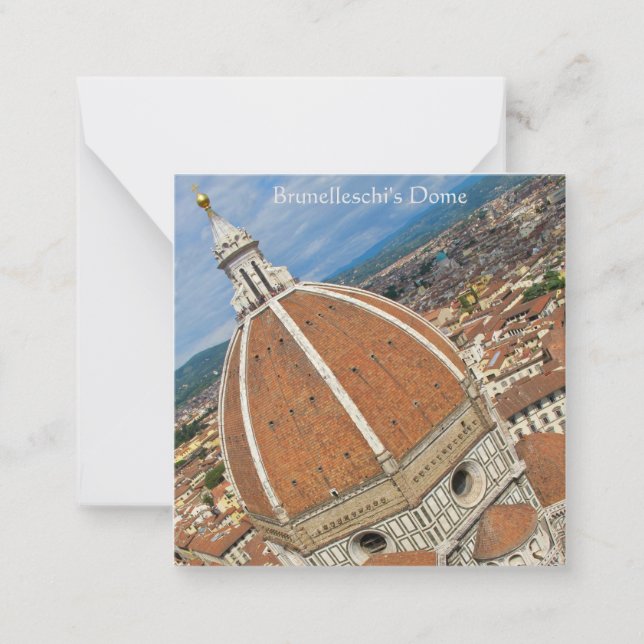 Carte De Correspondance Le Dôme de Brunelleschi (Devant)