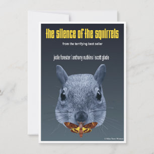 Carte De Correspondance Le silence des écureuils - une parodie