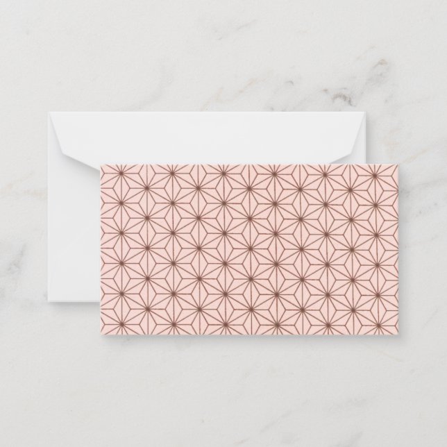 Carte De Correspondance leaf pattern (Devant)