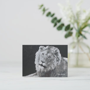 Carte De Correspondance Leo, Lion d'Afrique, Signets animaux