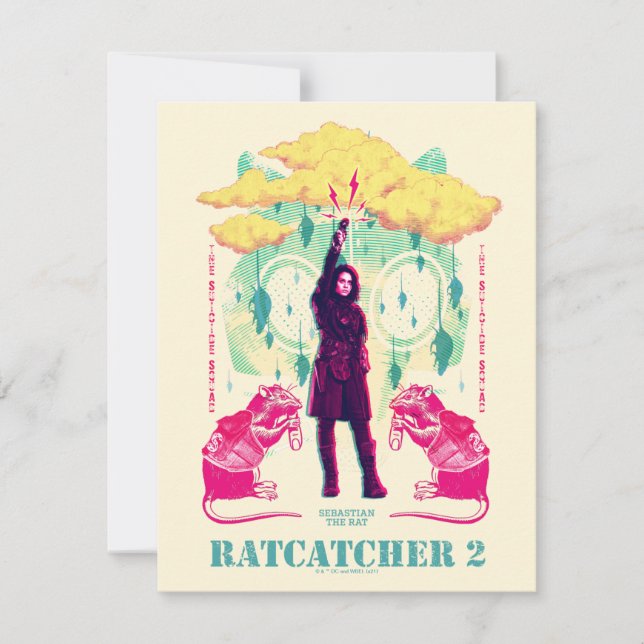 Carte De Correspondance L'équipe du suicide | Illustration de Ratcatcher 2 (Devant)