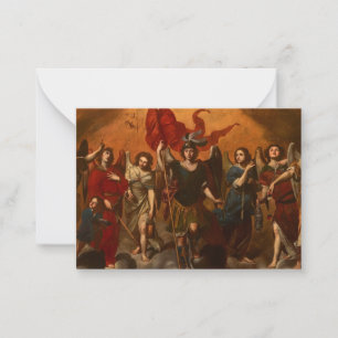 Carte De Correspondance Les Sept Archanges de Massimo Stanzione