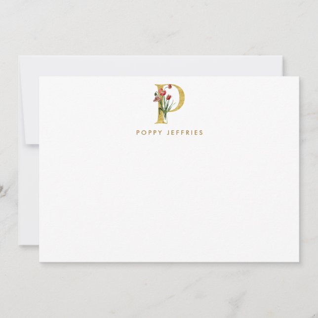 CARTE DE CORRESPONDANCE LETTRE D'OR P POPULAIRE AQUATICOLE (Devant)