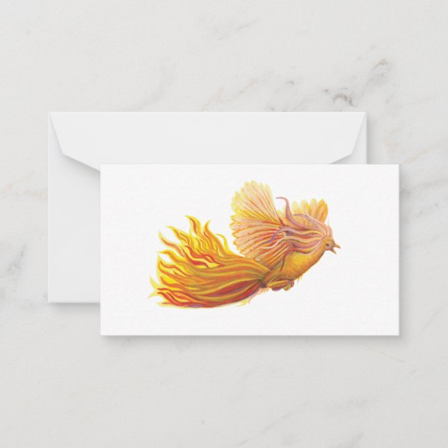 Carte De Correspondance Levée Phoenix Bird (Devant)