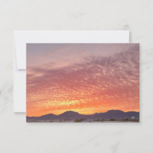 Carte De Correspondance Lever de soleil coloré