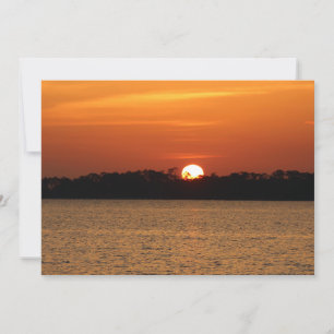 Carte De Correspondance Lever du soleil sur la baie de Perdido