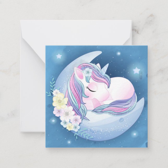 Carte De Correspondance Licorne (Devant)