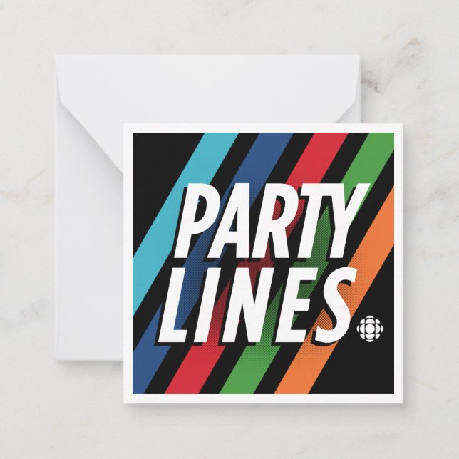 Carte De Correspondance Lignes de partie CBC (Devant)