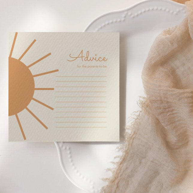 Carte De Correspondance Little Ray of Sunshine Boho Conseil (Créateur téléchargé)