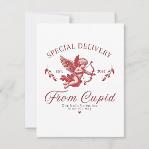 Carte De Correspondance Livraison spéciale de maman enceinte Cupid Valenti