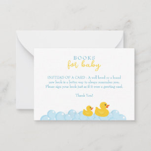 Carte De Correspondance Livres en caoutchouc pour bébé Sho Ducky Jaune