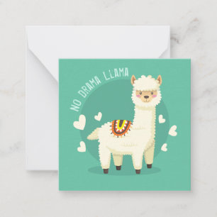 Carte De Correspondance Llama