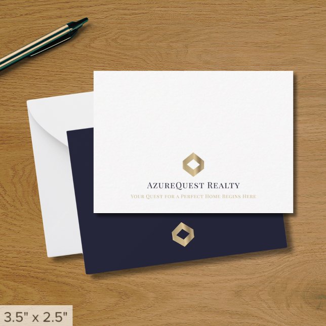 Carte De Correspondance Logo d'affaires Luxe moderne (Créateur téléchargé)