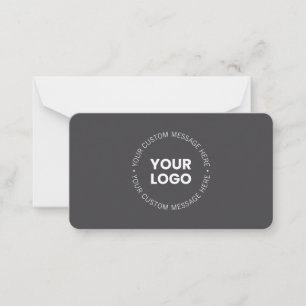 Carte De Correspondance Logo de l'entreprise minimaliste moderne/n'importe