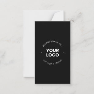 Carte De Correspondance Logo de votre entreprise et texte modifiable Noi