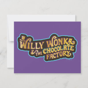 Carte De Correspondance Logo de Willy Wonka & la fabrique de chocolat
