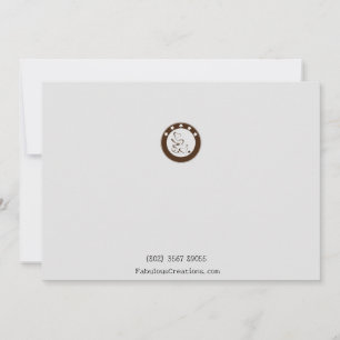 Carte De Correspondance Logo d'entreprise Élégant minimaliste Taupe
