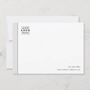 Carte De Correspondance Logo d'entreprise personnalisé Contact Frontière g