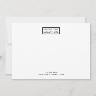 Carte De Correspondance Logo minimaliste de l'entreprise Contact de marque