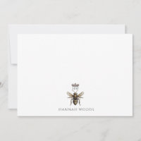 Logo Personnalisé Elegant Queen Bee Crown