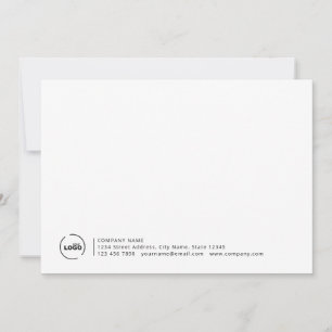Carte De Correspondance Logo professionnel moderne