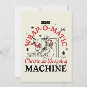 Carte De Correspondance LOONEY TUNES™   Machine à envelopper ACME-O-Matic