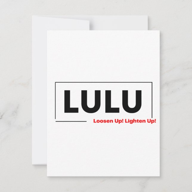 CARTE DE CORRESPONDANCE LULU (Devant)