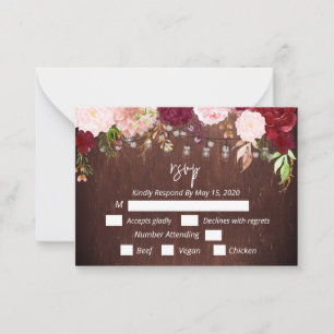 Carte De Correspondance Lumières de jarre de maçon de fleur de Bourgogne d