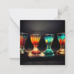 Carte De Correspondance Lunettes de vue artistiques