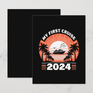 Carte De Correspondance Ma première croisière 2024