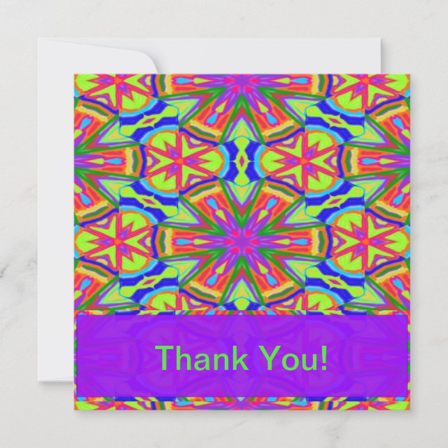 Carte De Correspondance Magic Marker Kaleidoscope (Devant)