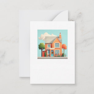 Carte De Correspondance Maison, maison moderne