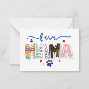 Carte De Correspondance Maman amusante