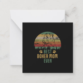 Carte De Correspondance Maman de boxer