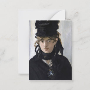 Carte De Correspondance Manet - Berthe Morisot avec un bouquet de violette